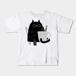 Pottery cat Kids T-Shirt